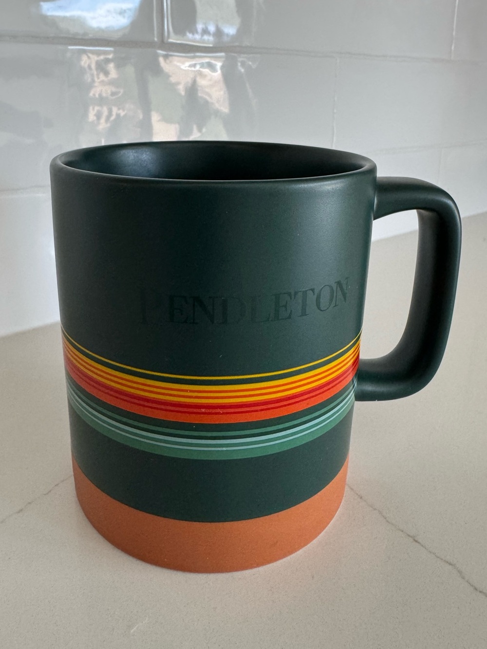 Vintage Pendleton Woolen Mills Stoneware Coffee Mug